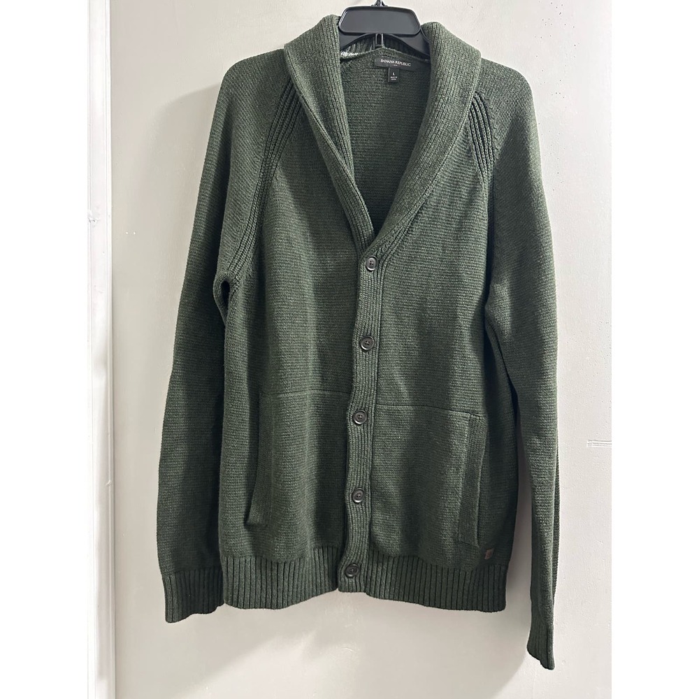 Banana Republic Outlet Green Cardigan size L